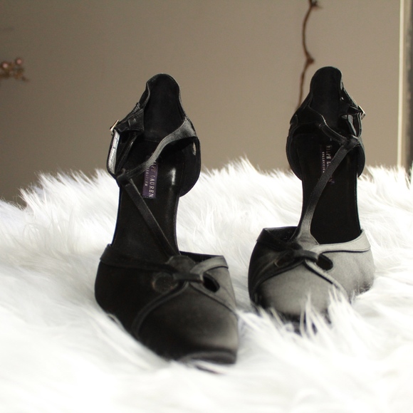 Purple label Ralph Lauren black pumps size 9 - Picture 4 of 8